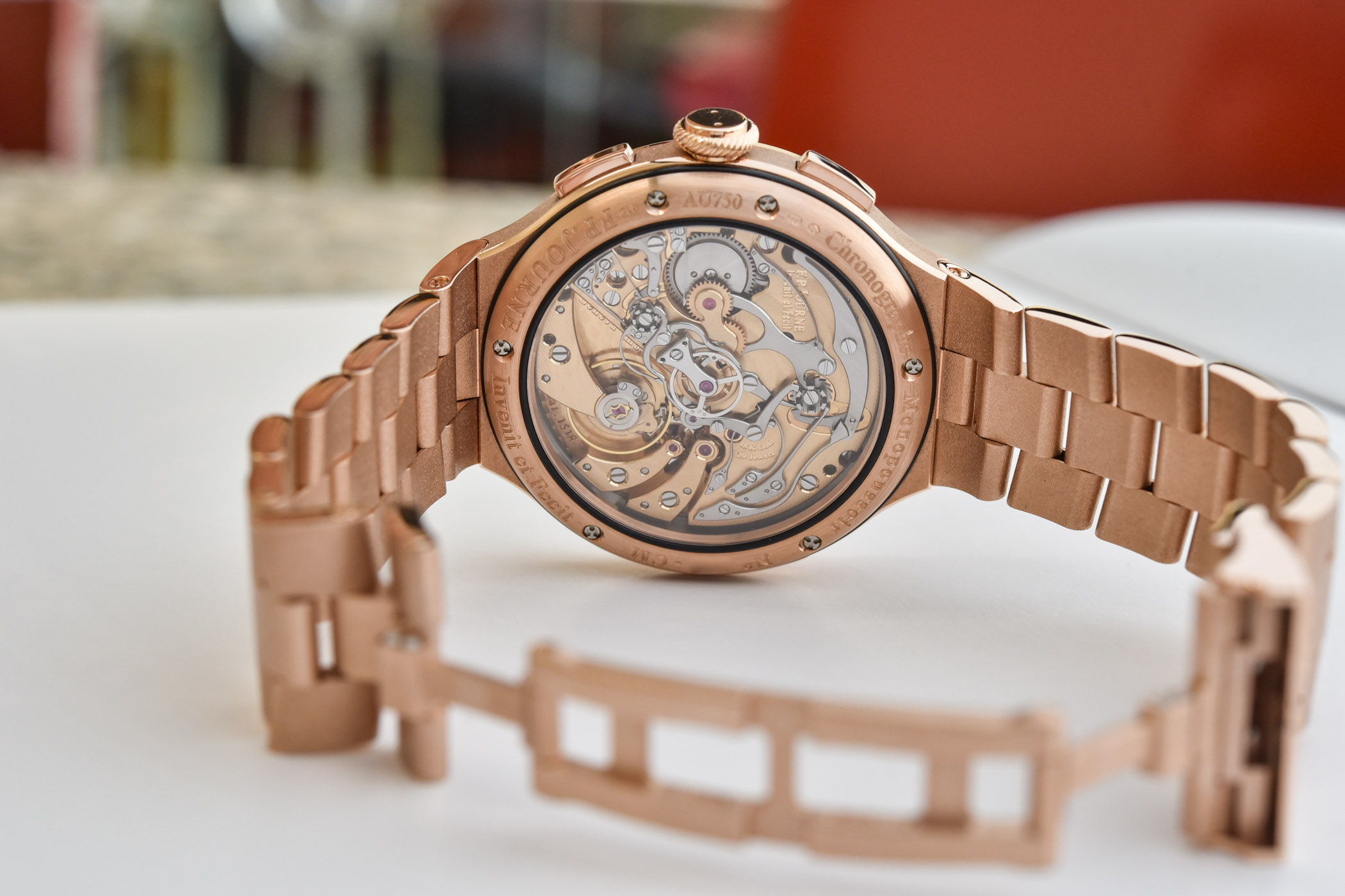 F.P. Journe Chronographe Sport caseback