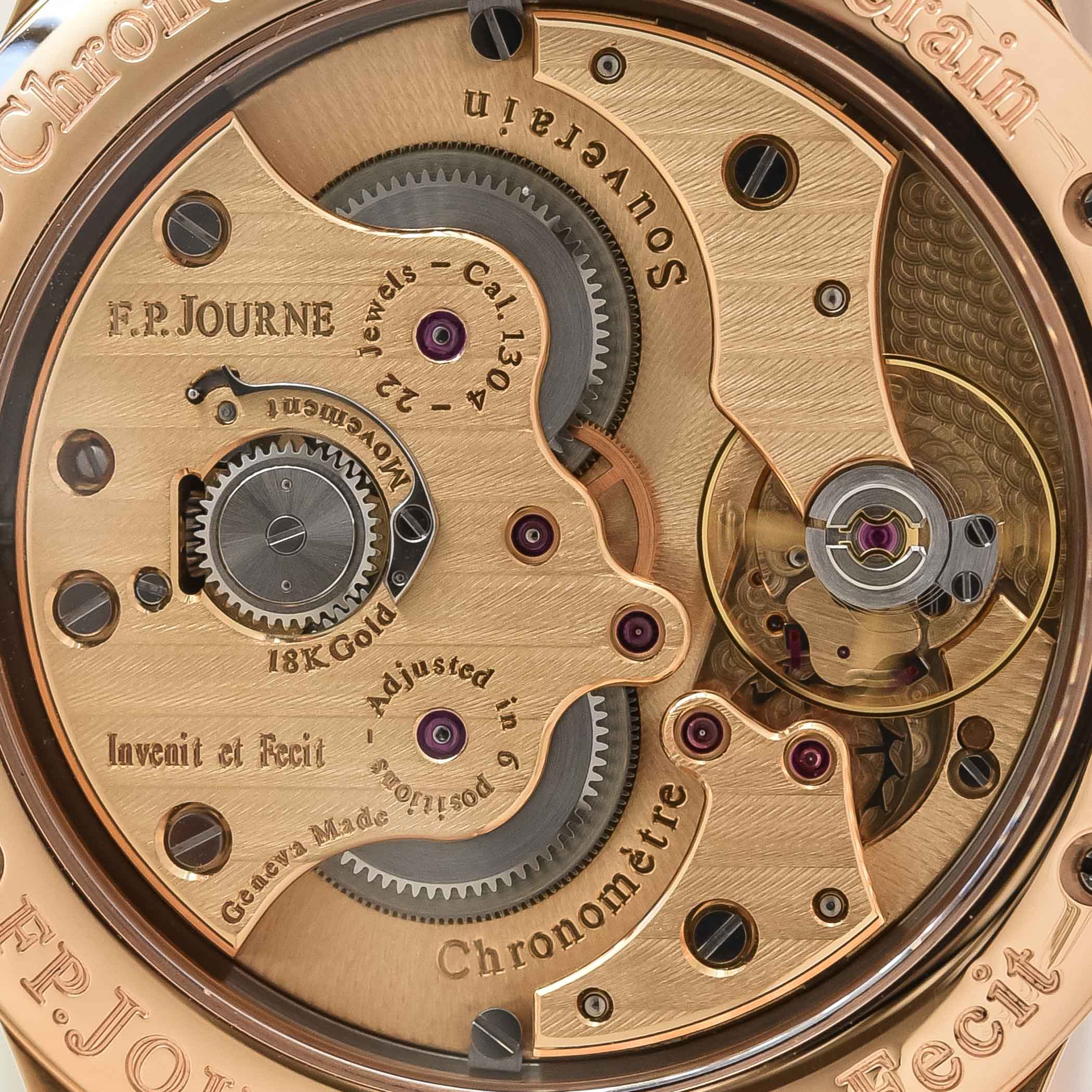 F.P. Journe Chronometre Souverain caseback